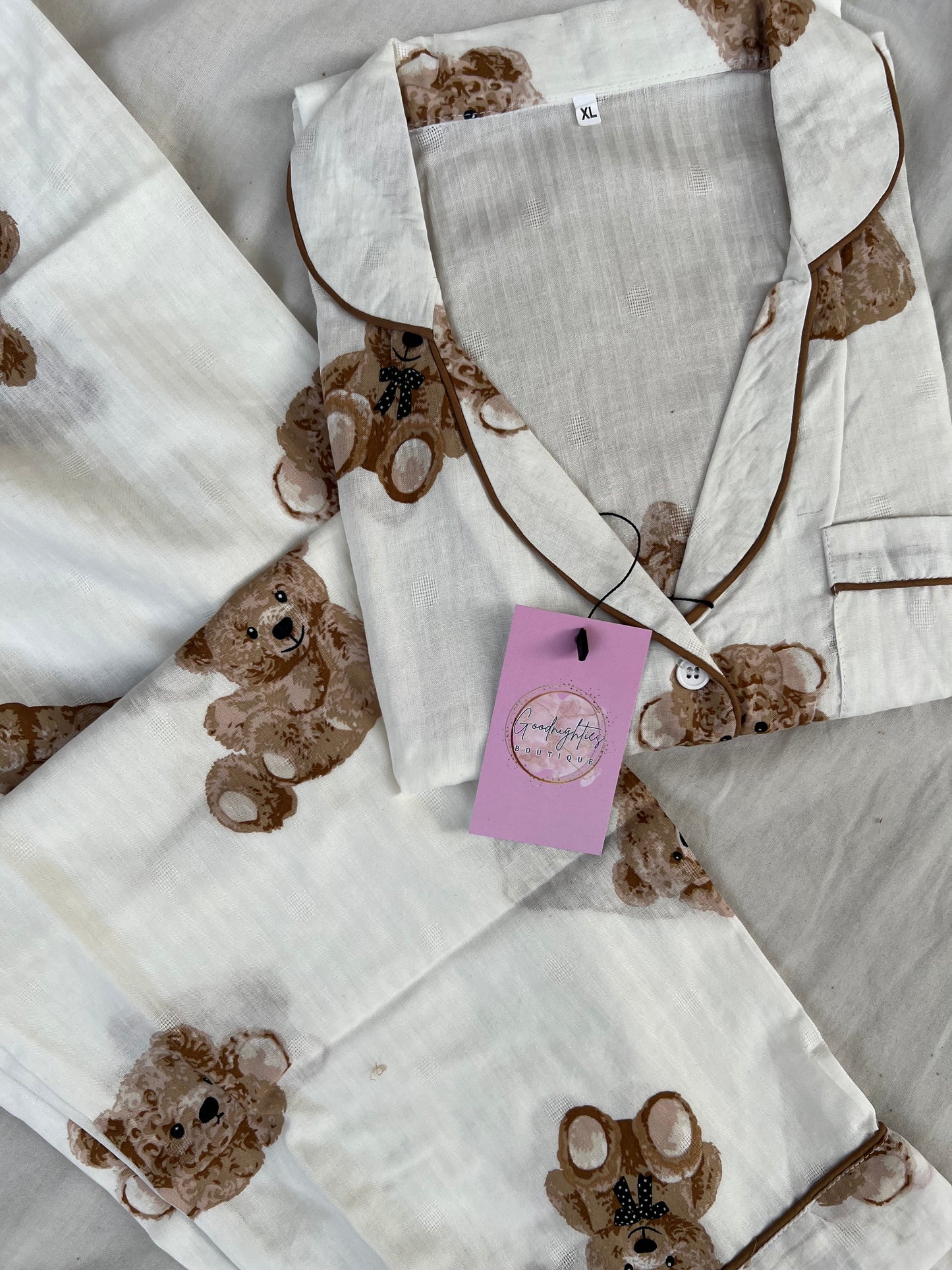 Ted bears cotton pj suit
