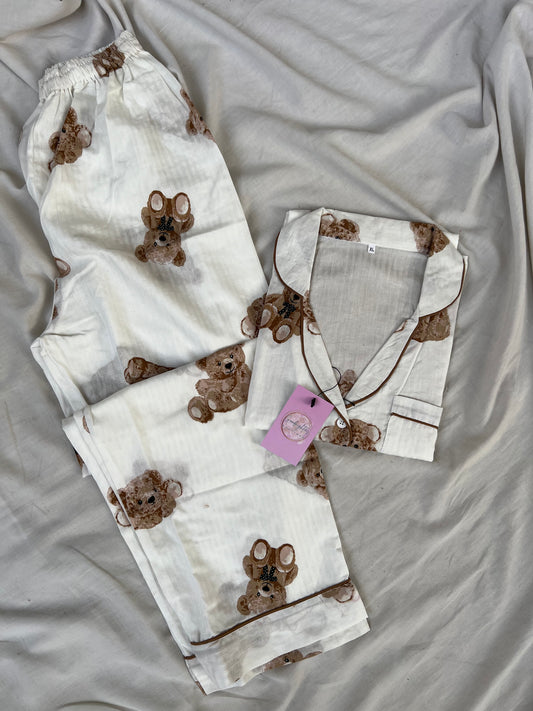 Ted bears cotton pj suit